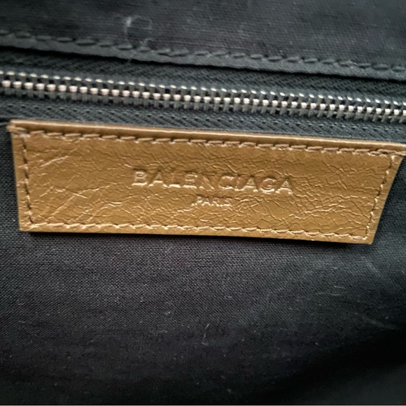 Authentic Balenciaga Agneau Classic - Brown - Uni-sex Briefcase / Travel Bag - Picture 9 of 10